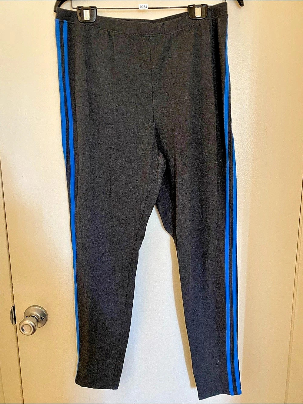 Woman Within Color Block pants Black & Blue Size L 20/22